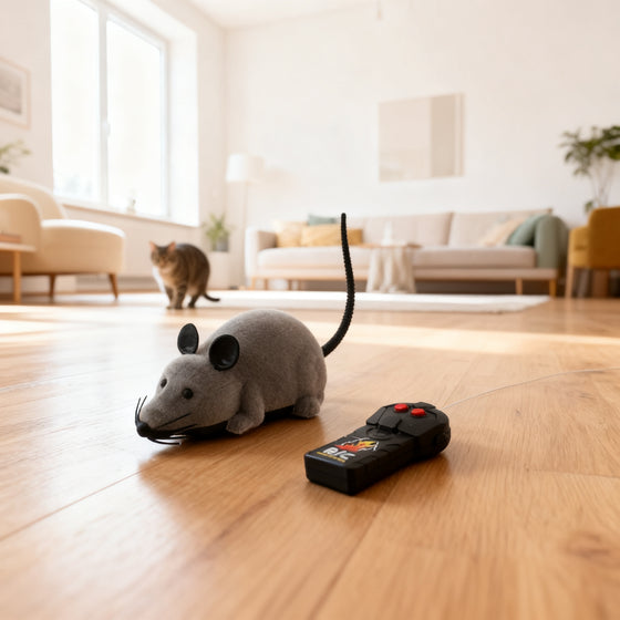 Ferngesteuerte Spielzeugmaus für Katzen