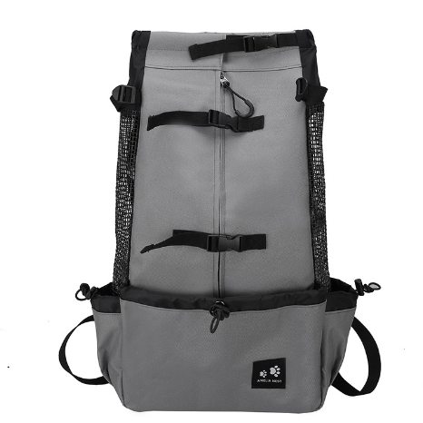 Hunde-Tragerucksack mit Kopföffnung, 4 Farben, S bis XL