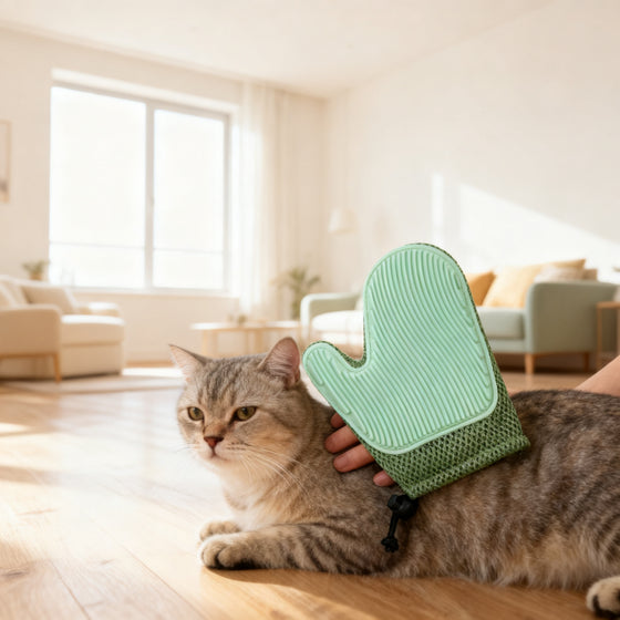 Fellpflege-Handschuh für Katzen und Hunde